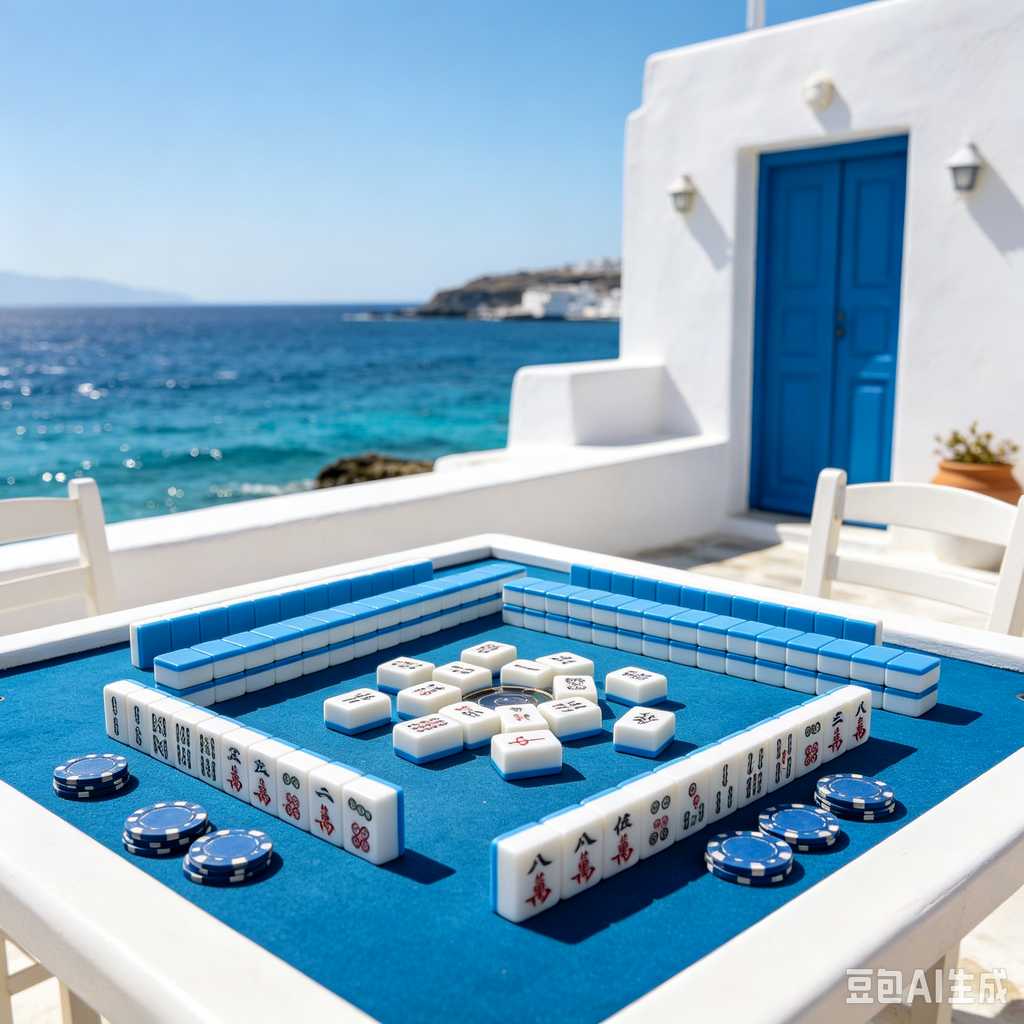 modern color mahjong tiles
