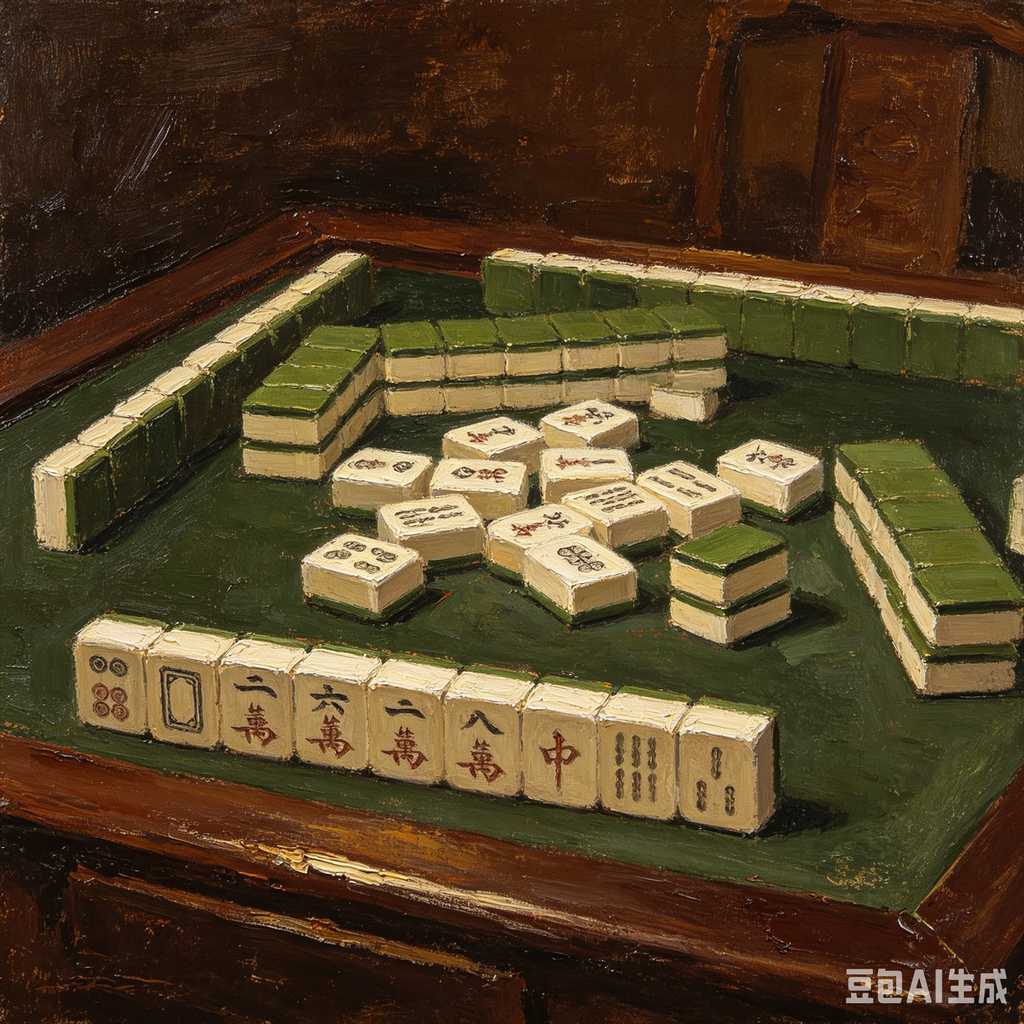 classic text mahjong set