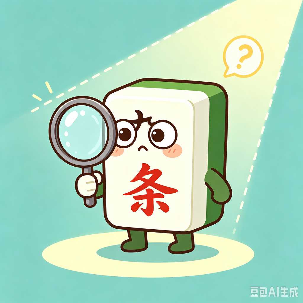 engraved texture mahjong tiles